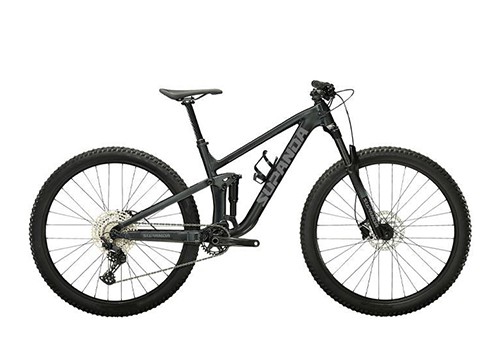 downhill mountain bikers