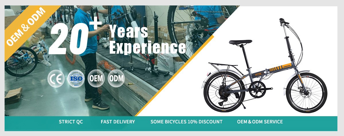orange folding bike factory