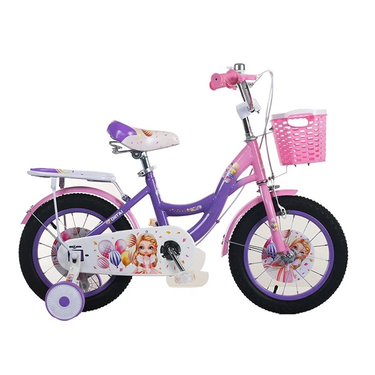 Girl Kids Bike,Pink And Purple