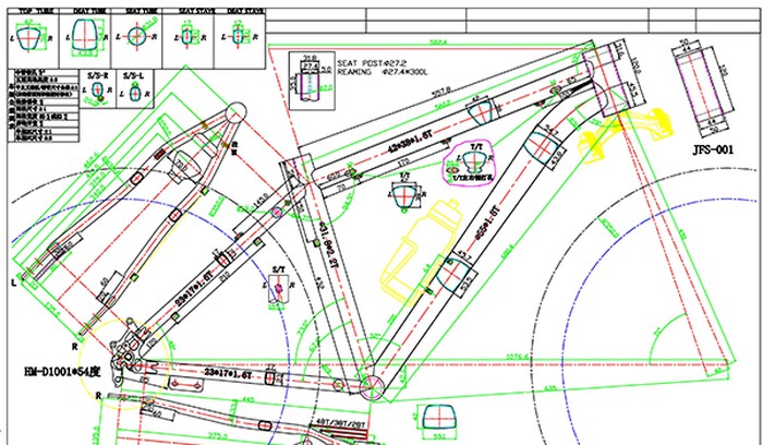 mountain Bicycle frame design picture