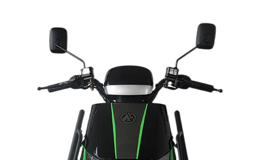 Handlebar with rearview mirror Handlebar with rearview mirror
