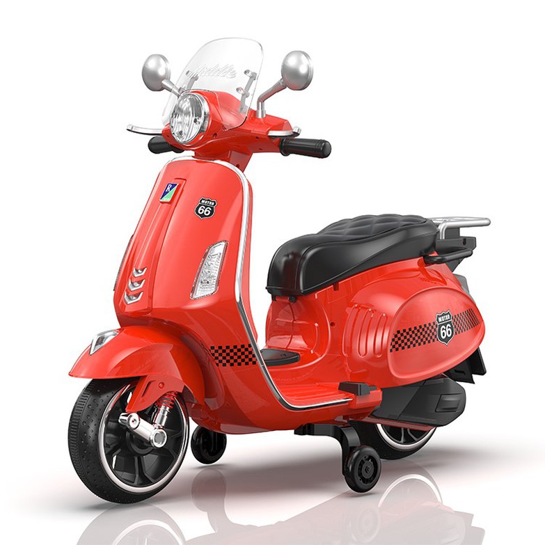 red children motor bike